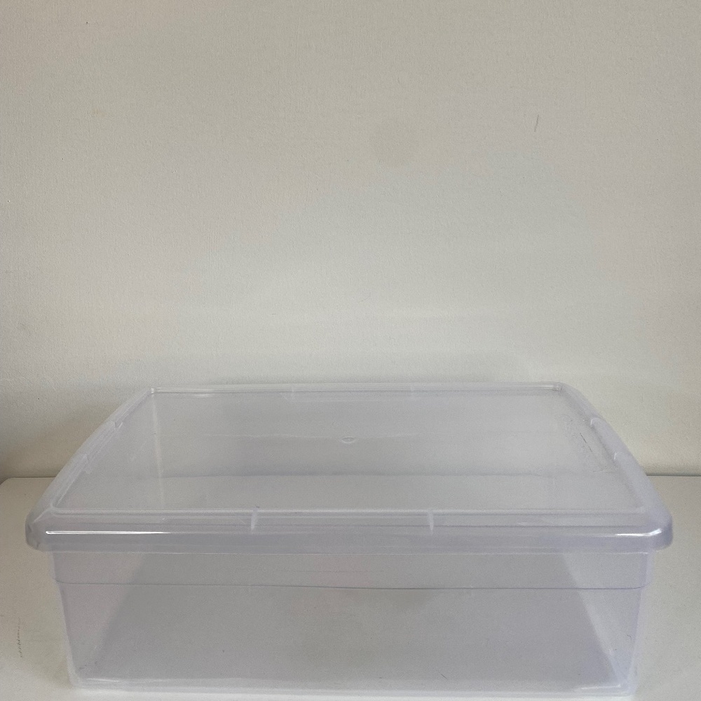 The Container Store Clear Shoe Box PACK OF FIVE